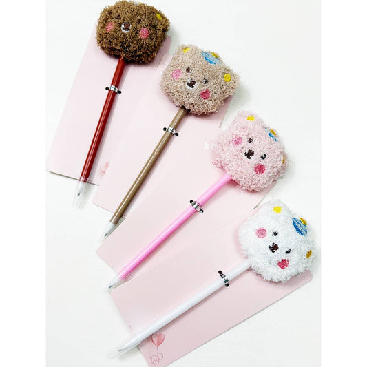 Cute Teddy Bear Plush Pen