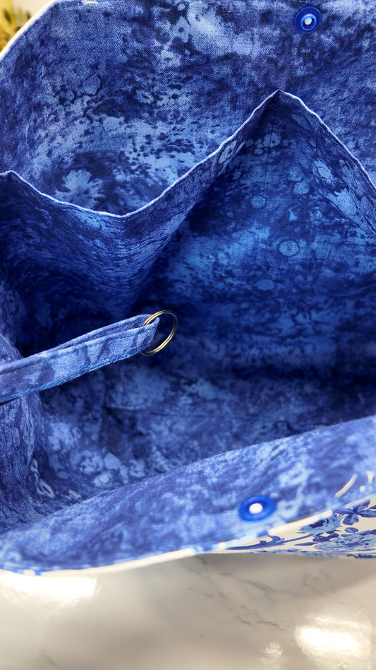 Blue Royalty Shoulder Bag