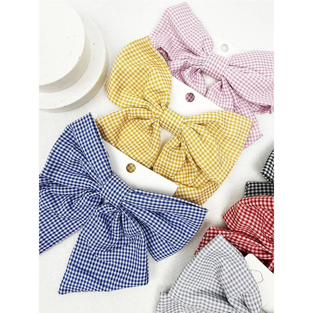 Sweetheart Bow Hair Clips