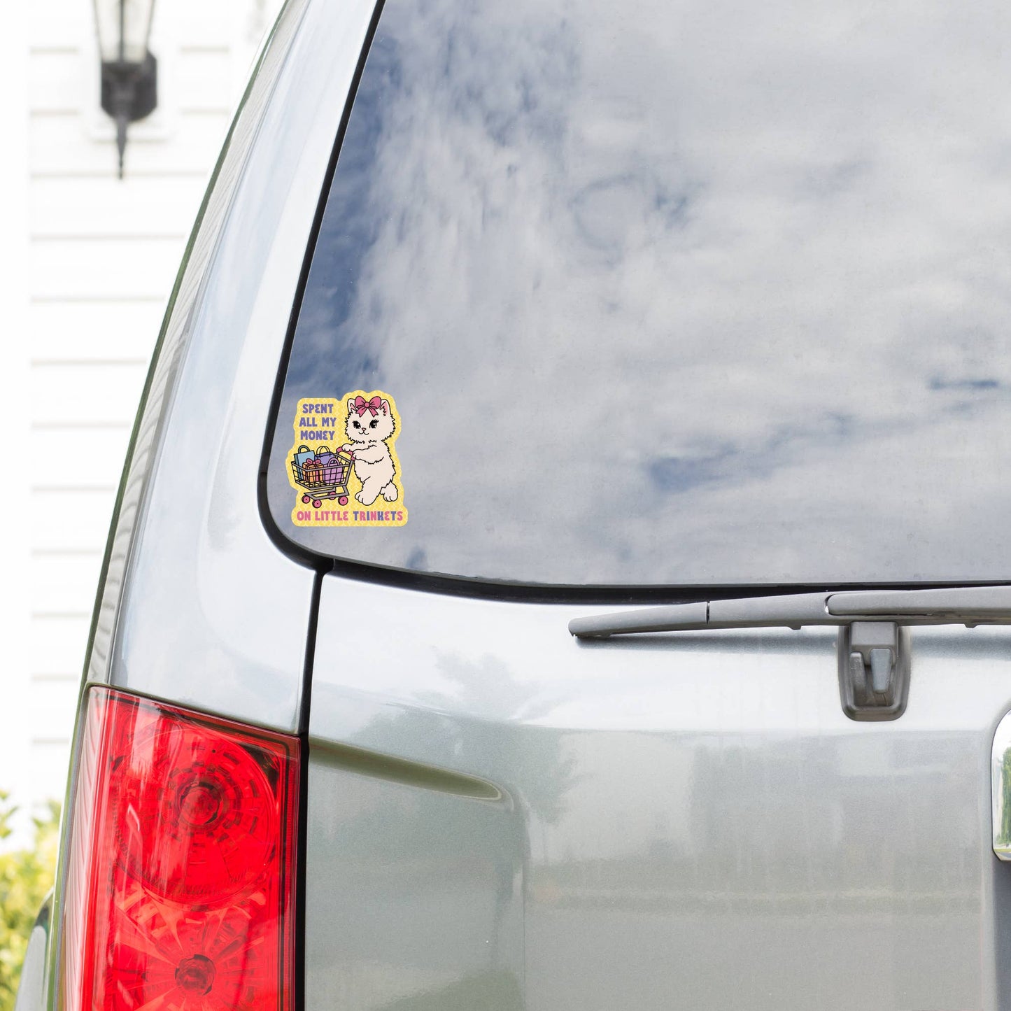 Trinket Kitty Vinyl Sticker