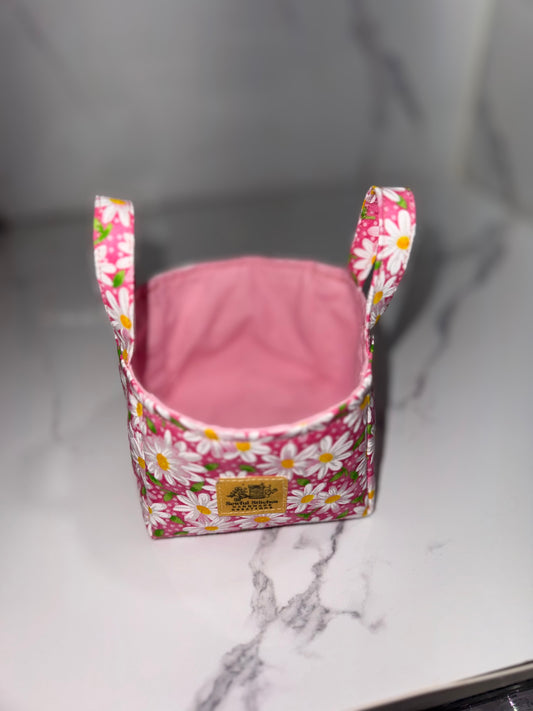 Daisy Mini Fabric Basket