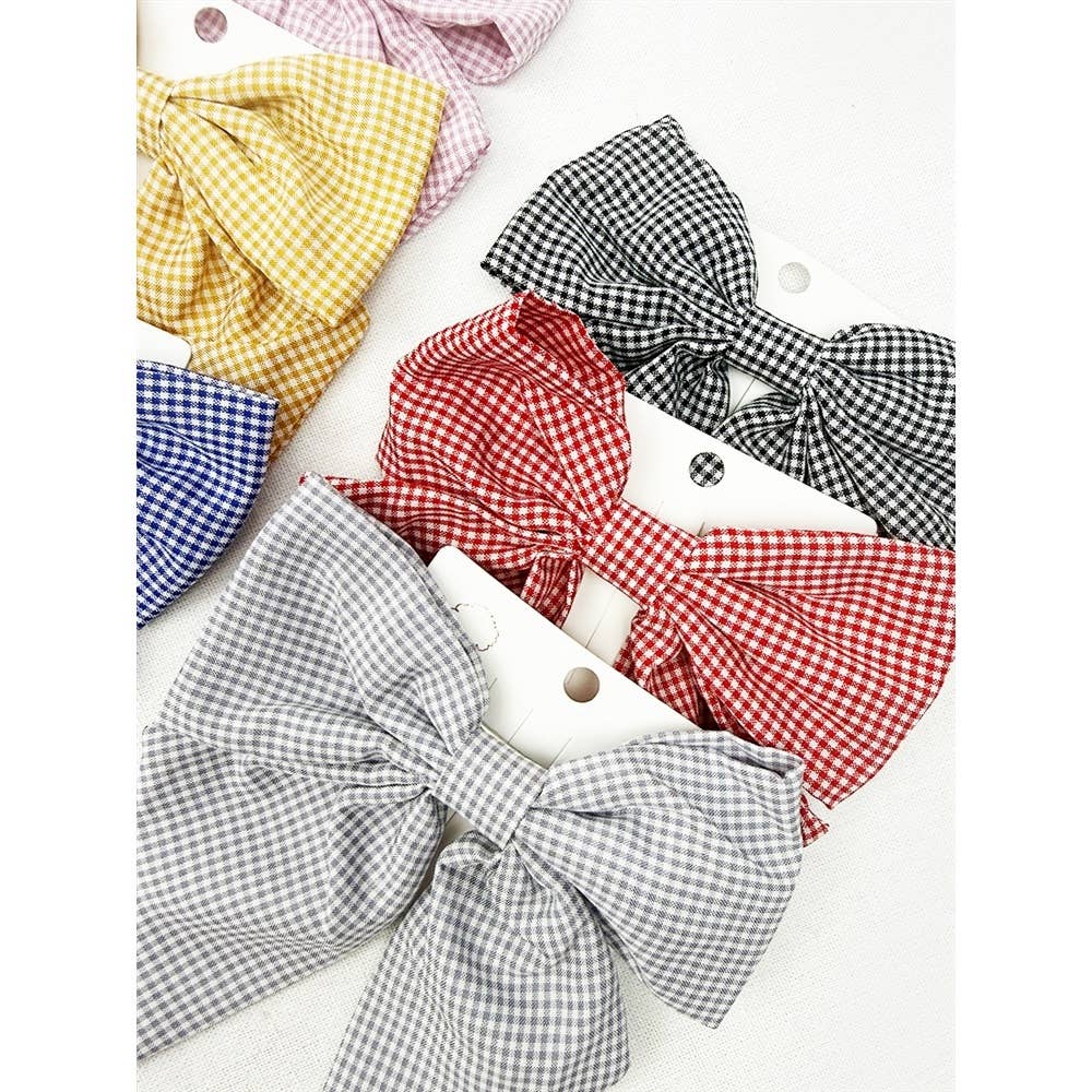 Sweetheart Bow Hair Clips