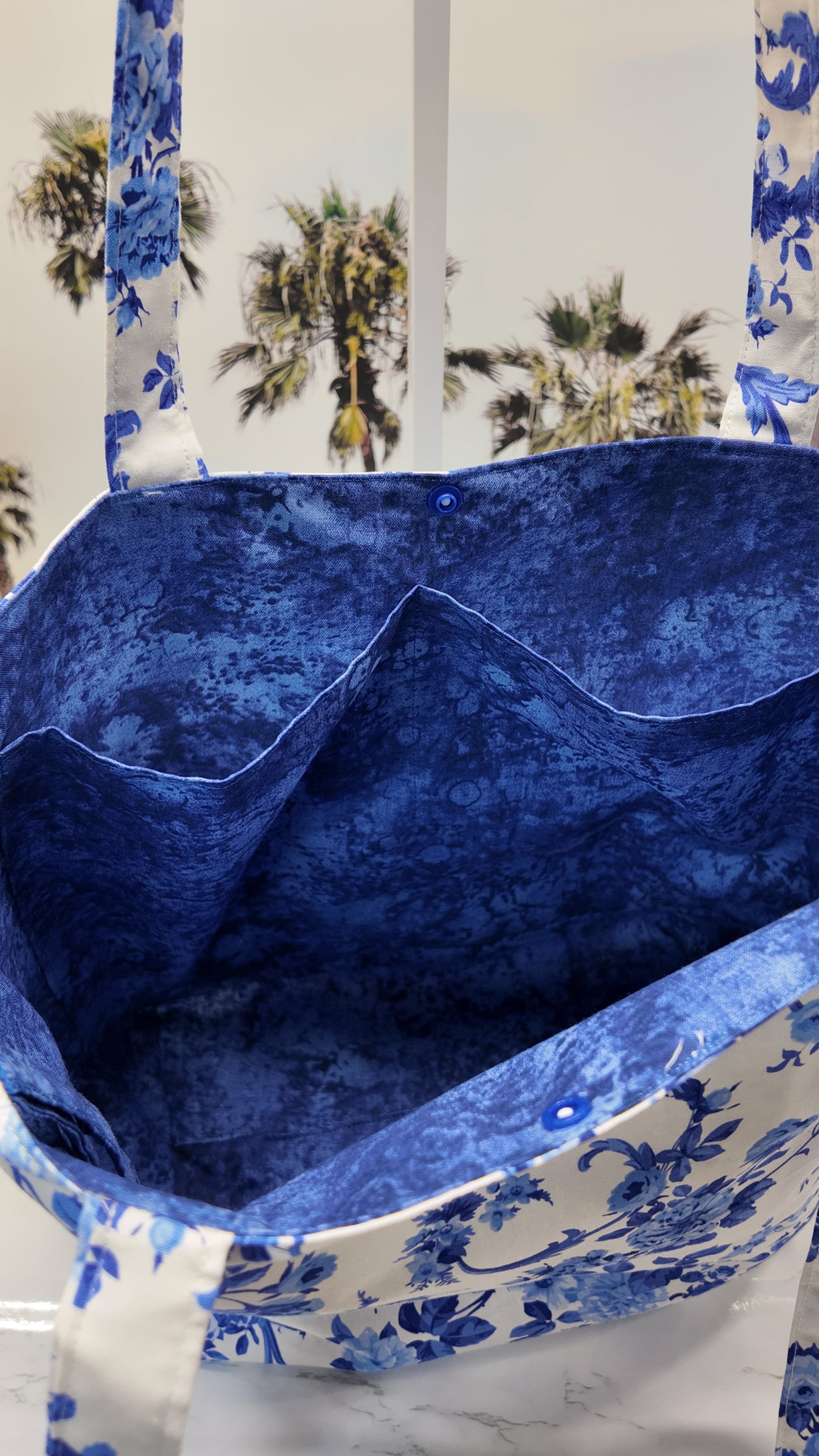 Blue Royalty Shoulder Bag