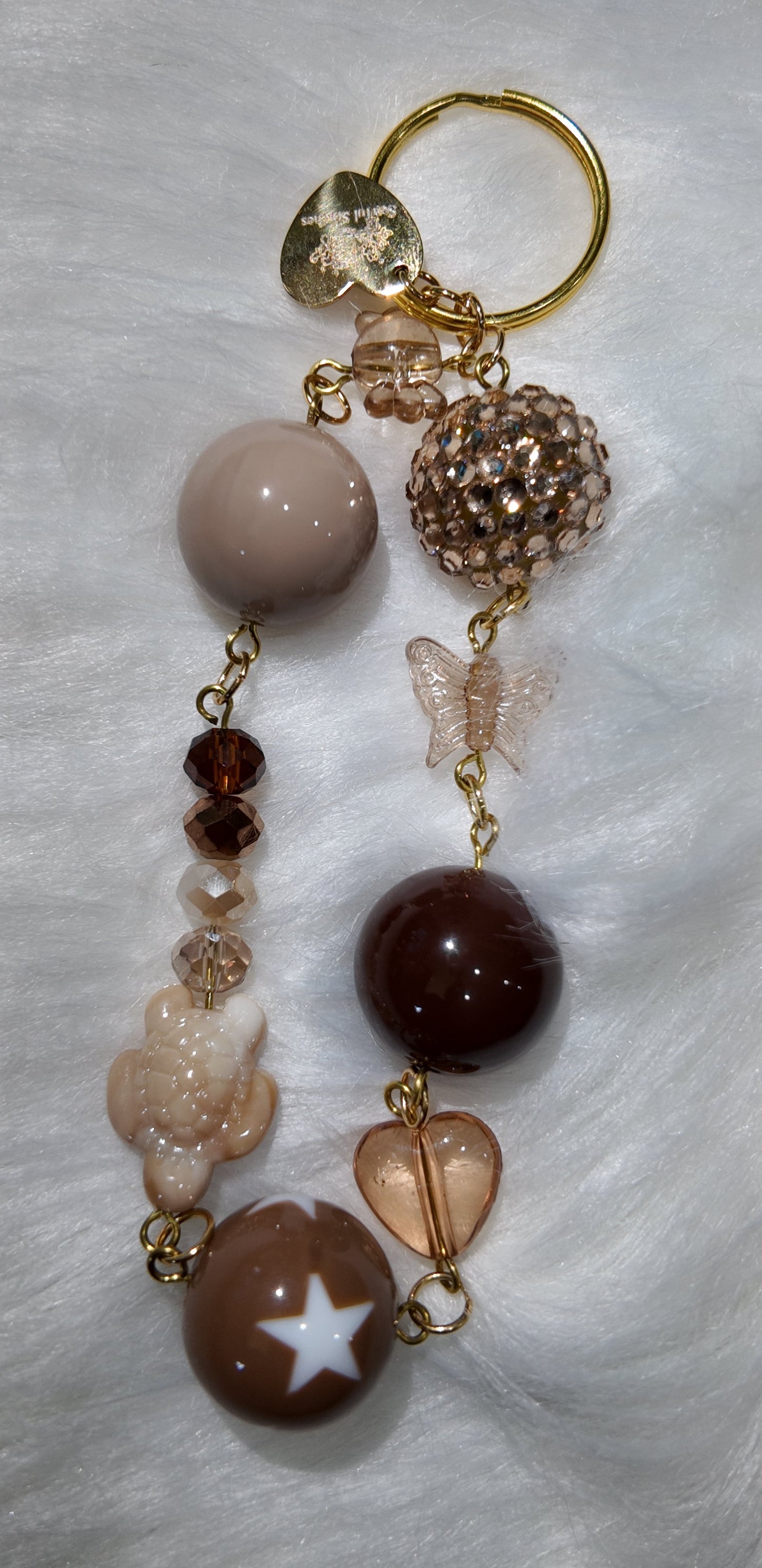 Bag Charms | Keychains | Brown & Yellow Collection