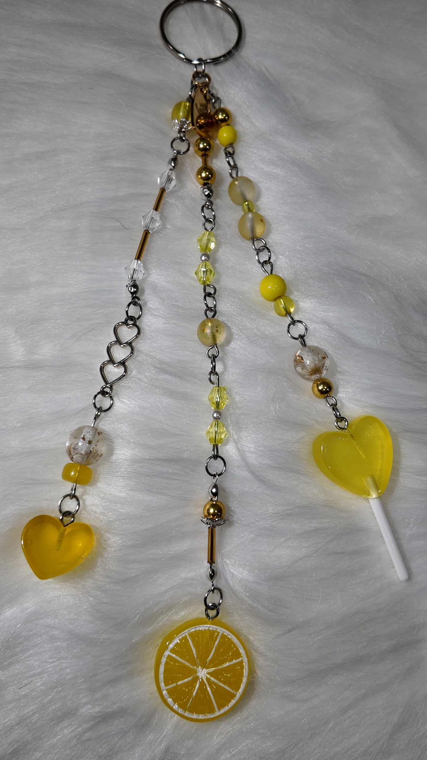 Bag Charms | Keychains | Brown & Yellow Collection