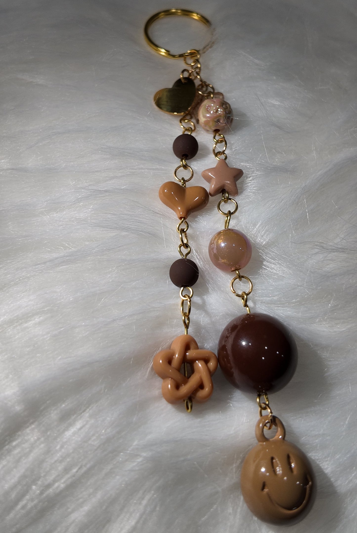 Bag Charms | Keychains | Brown & Yellow Collection