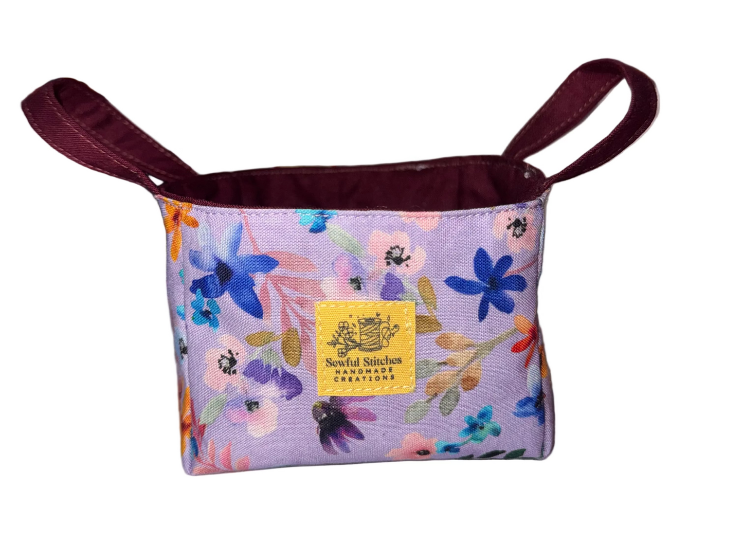 Lilac Day Dream Fabric Basket
