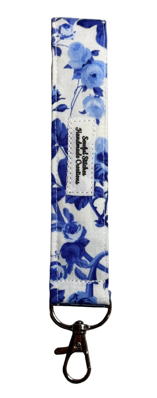 Blue Royalty Wrislet Keychain