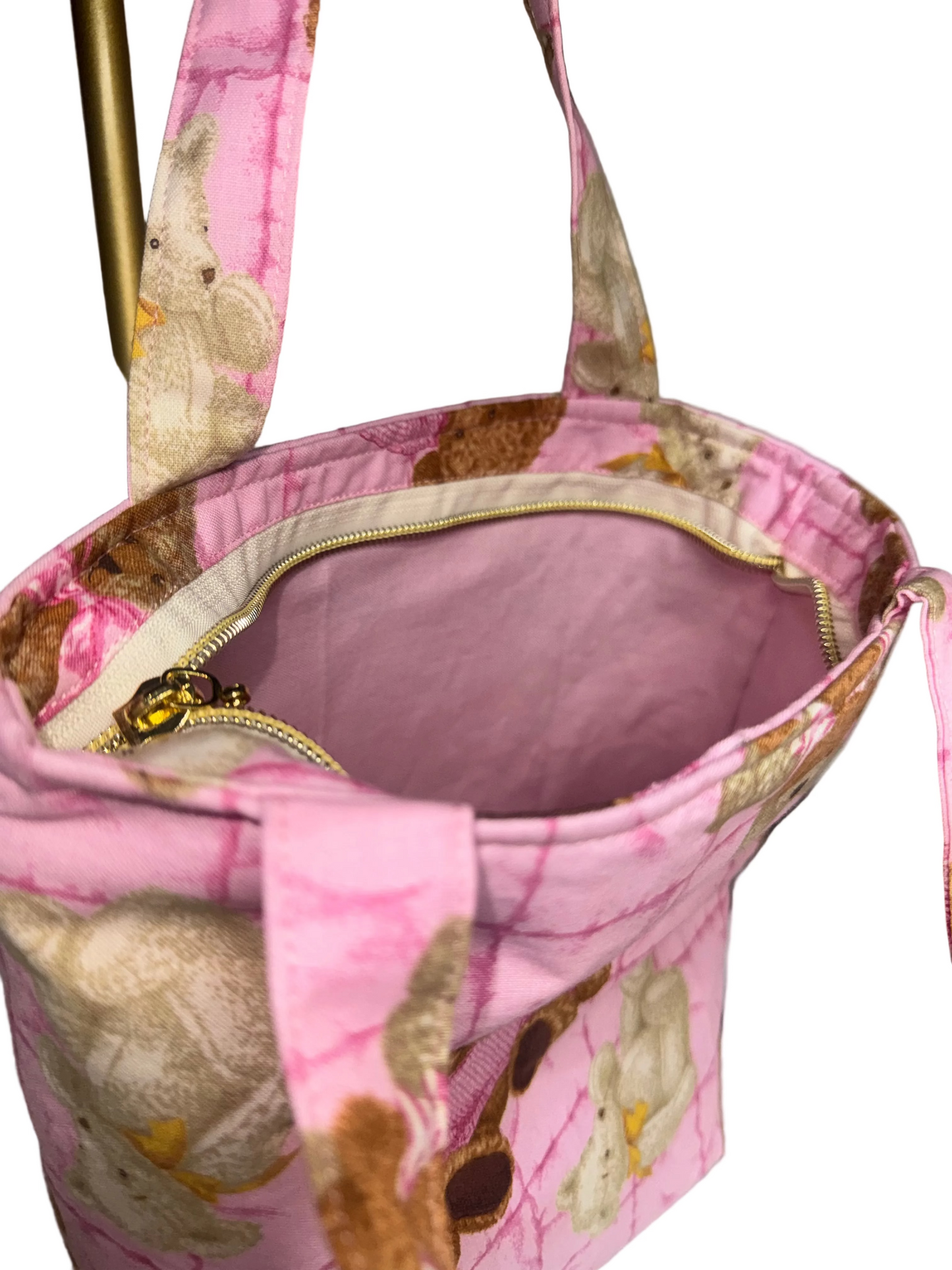 Beary Pink Essentials Bag