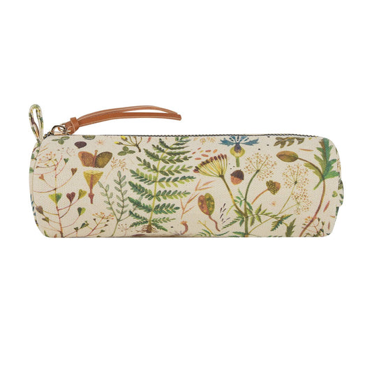 Pencil Pouch - Greens and Flowers