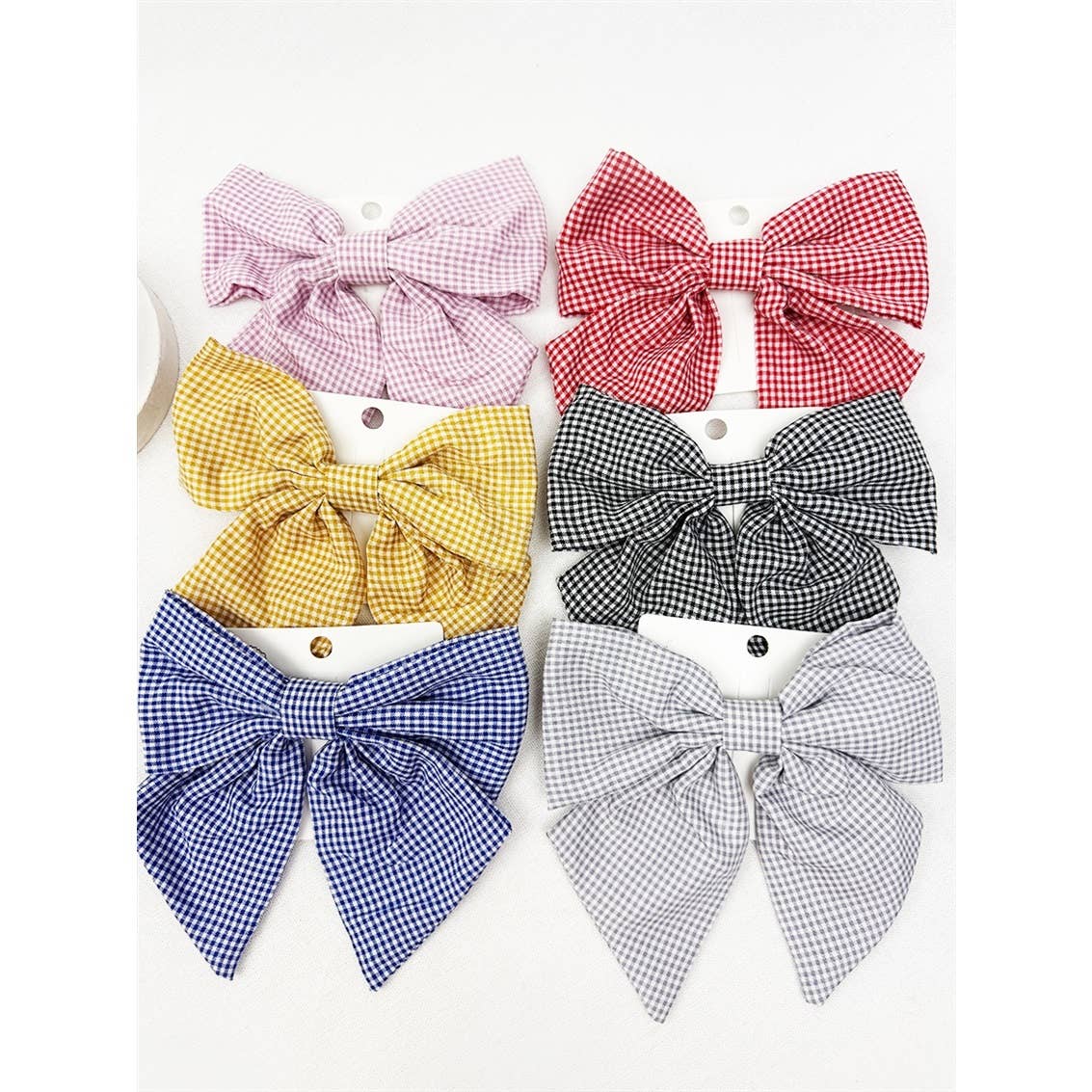 Sweetheart Bow Hair Clips