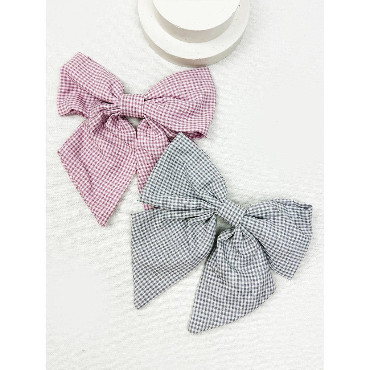 Sweetheart Bow Hair Clips