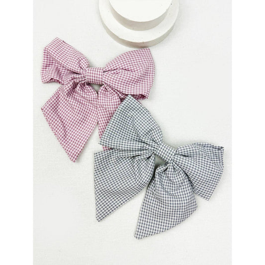 Sweetheart Bow Hair Clips